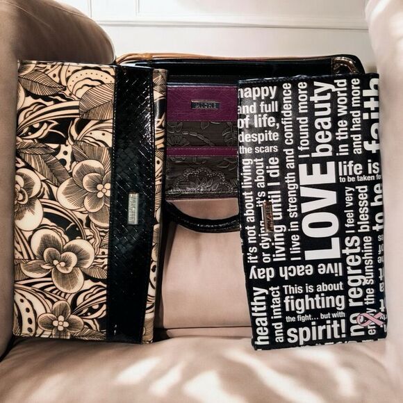 Miche Classic Chain Handle Bag and 3 Covers Madelynn Leila Pink Ribbon Shells - Picture 11 of 16